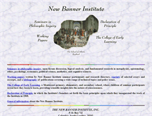 Tablet Screenshot of newbanner.com